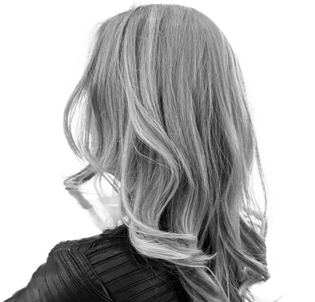Pelo gris de mujer